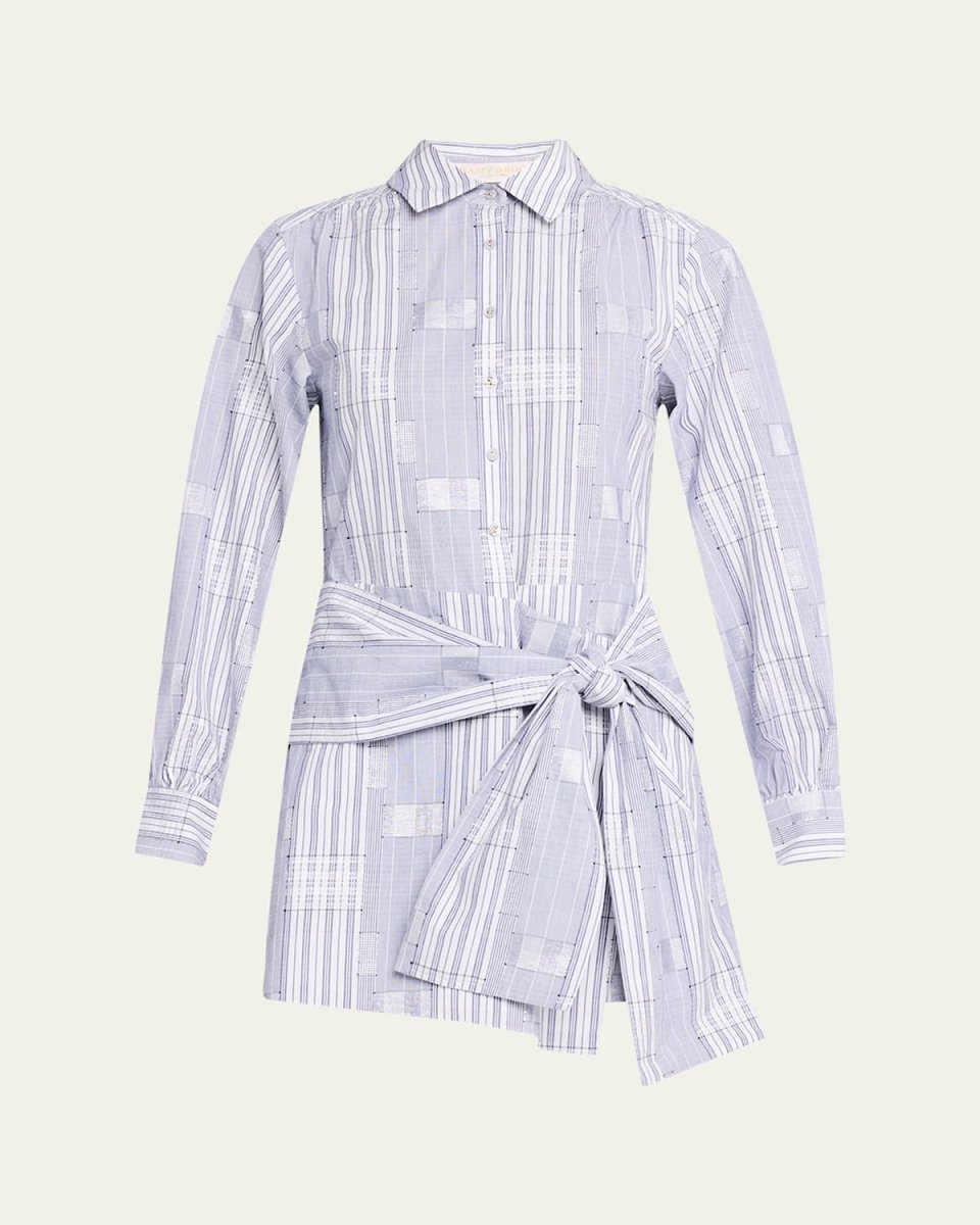 Sariah Belted Mini Shirtdress